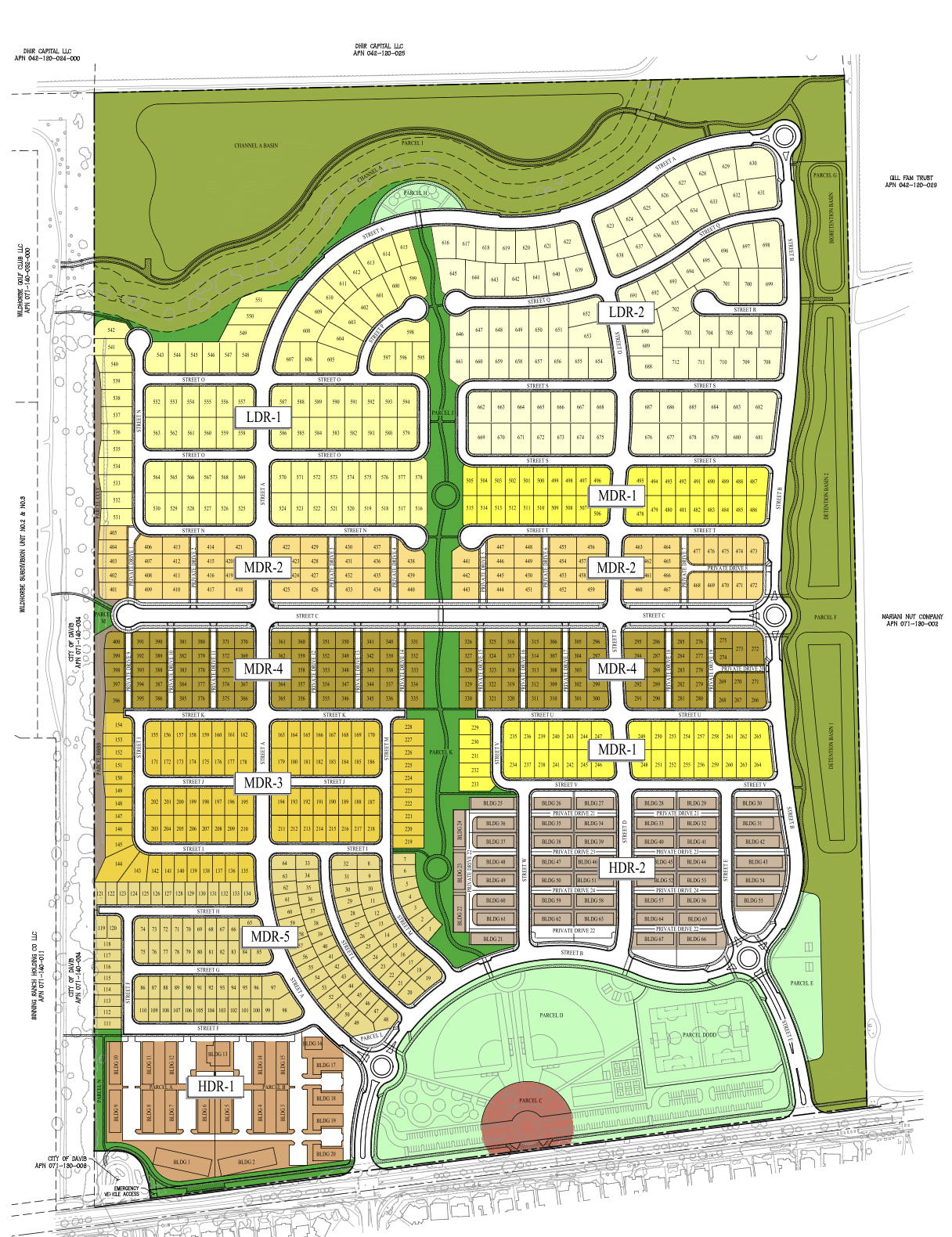 Approved Vesting Tentative Subdivision Map for Willowgrove